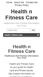 Mobile Screenshot of healthnfitnesscare.com